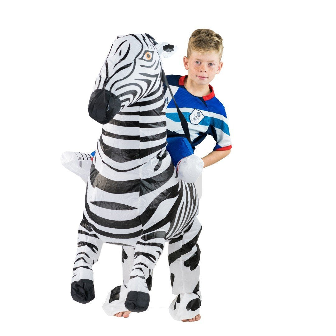 Disfraz Hinchable de Zebra para Niños