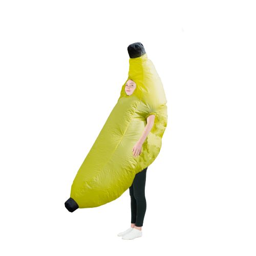 Disfraz de plátano inflable para niños