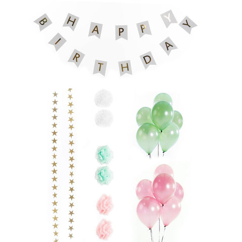 Pack Fiesta Rosa y Verde