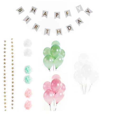Pack Fiesta Rosa y Verde