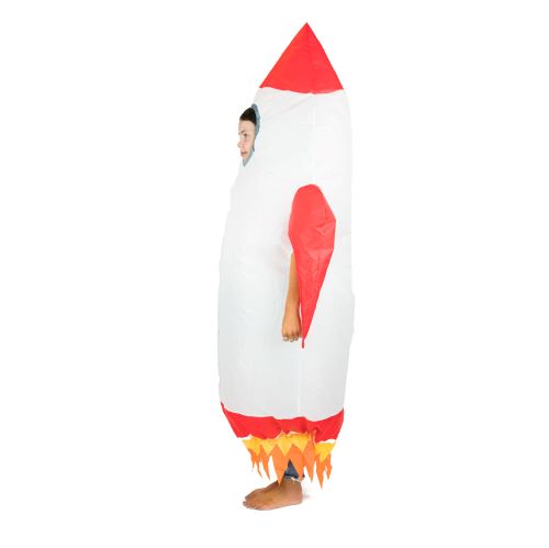 Disfraz de cohete inflable para niños
