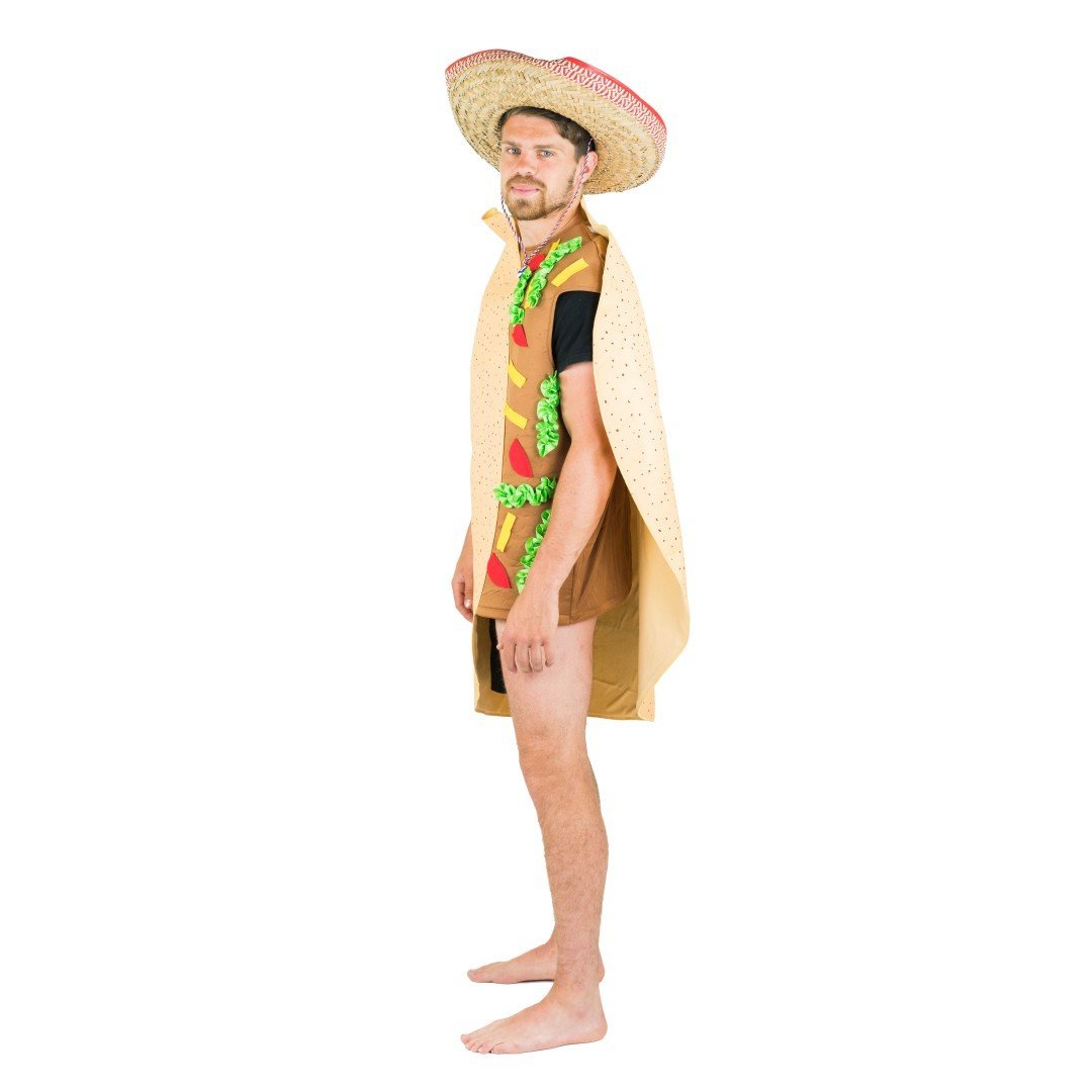 Disfraz de Taco Mexicano para hombre y mujer