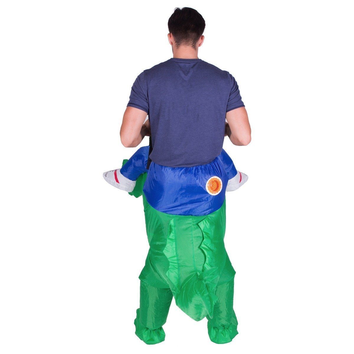 Disfraz cocodrilo inflable adulto: Este disfraz para adulto representa un  hombre montando sobre un cocodrilo, como un …