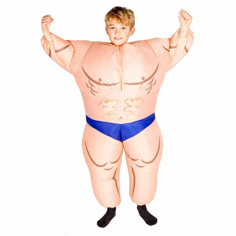 Fancy Dress - Kids Inflatable Muscle Suit Costume