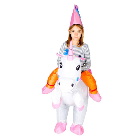 Disfraz Hinchable de Unicornio para Niños