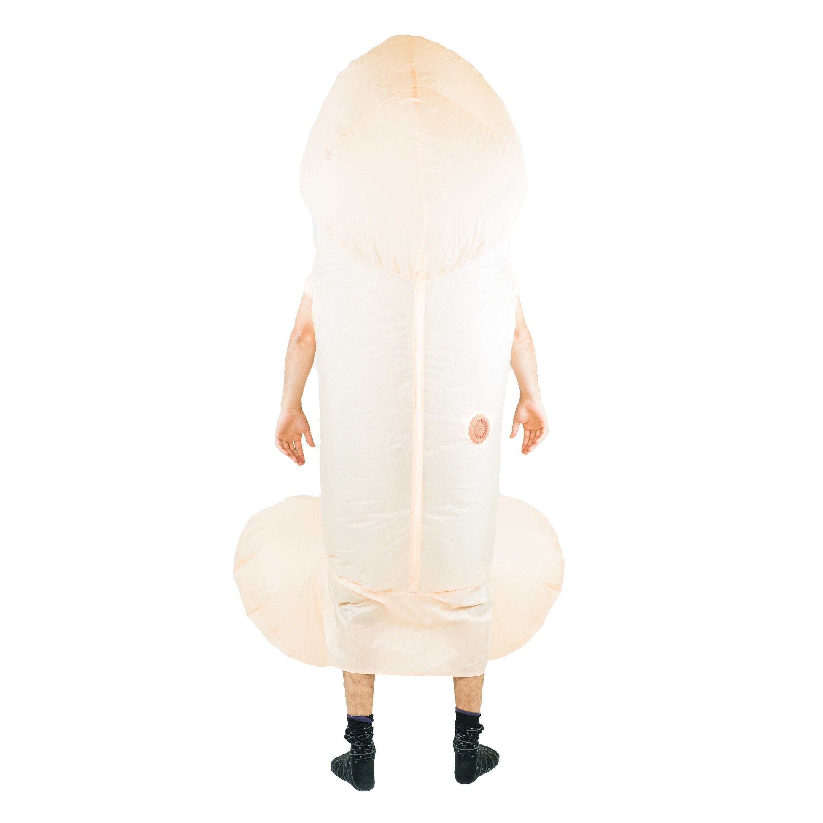 Fancy Dress - White Inflatable Willy Costume